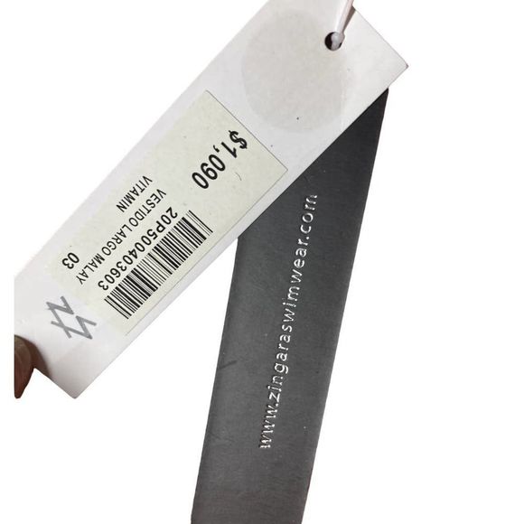 Zingara Orange Maxi Dress Cover Up with Back Cut Out NWT - Picture 7 of 9